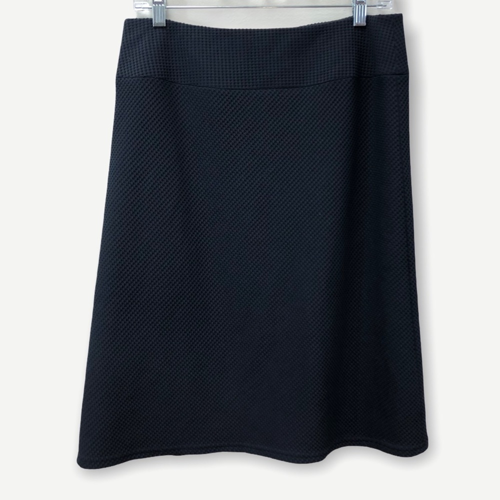 Gerry WEBER navy textured knee length‎ skirt 8